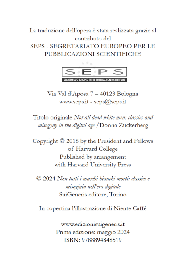 Non tutti i maschi morti