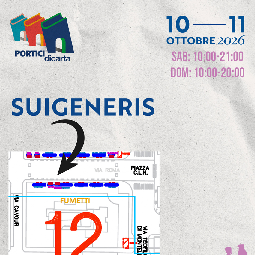 SuiGeneris casa editrice a Portici di carta